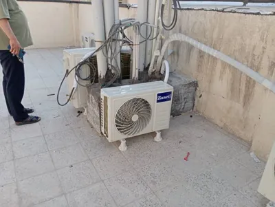 نصب سه دستگاه کولرگازی زانتی در محدوده حشمتیه،مشتری محترم جناب آقای نجفی