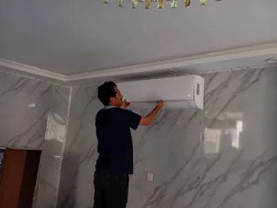 نصب کولرگازی ۳۰،۰۰۰ زانتی در محدوده شهرری،مشتری عزیر جناب آقای کلهر ۱۴۰۴/۰۲/۰۷