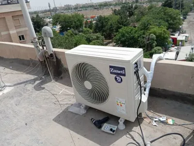 نصب کولرگازی&nbsp; ۳۰،۰۰۰ زانتی در محدوده شهرری،مشتری عزیر جناب آقای کلهر ۱۴۰۴/۰۲/۰۷