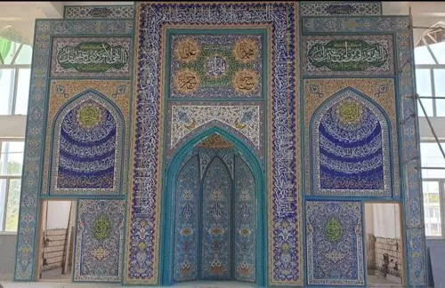 اجرای صفر تا صد کاشی کاری سنتی