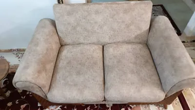 بعد از شستشو مبل توسط دستگاه 