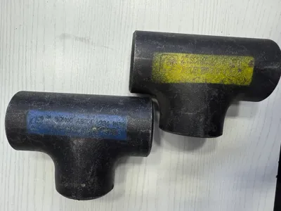 سه راه مساوی فولادی جوشی رده 40 برند تکنو فورج