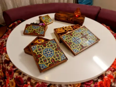 ست جعبه پذیرایی