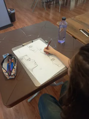 طراحی سیاه قلم 