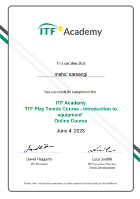 آموزشگاه تنیس حرفه ای