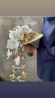 دسته گل آبشاری با لیلیوم