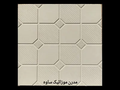 موزاییک پلیمری طرح شالیزار کرم 40*40