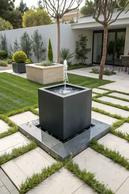 آبنمای سنگی مدرن