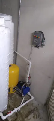 نصب پمپ آب به همراه تانکر