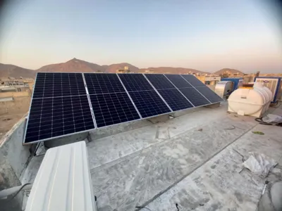 راه اندازی نیروگاه خورشیدی