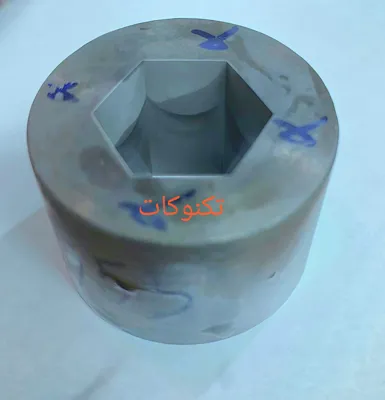 قالب فرمدهی گل پیچ(برش شش ضلعی و فرم هلالی)