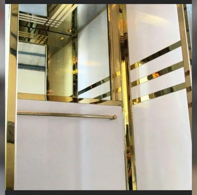 کابین ام دی اف با تزیینات استیل