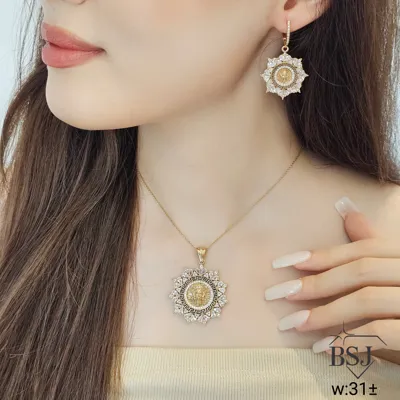 نیم ست ورساچه نقره