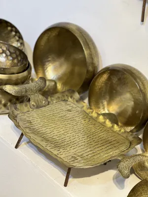Modern copper dishes 