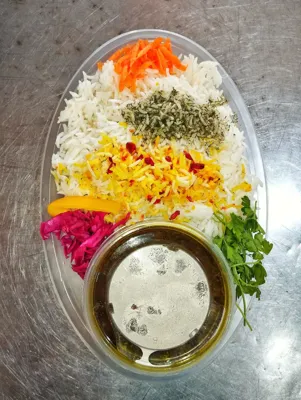 چلو خورشت سبزی