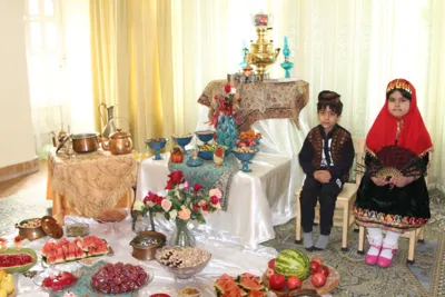 جشن یلدا در مدرسه ایراندخت