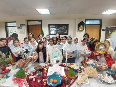 جشن نوروز  در مدرسه ایراندخت
