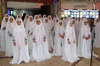 جشن تکلیف در مدرسه ایراندخت