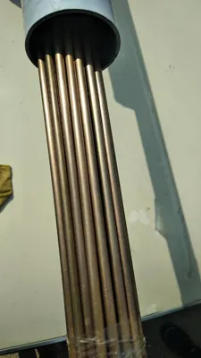 اندازه های لوله برنجی