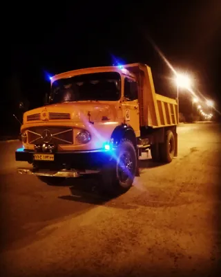 جا به جایی خاک در شب کار در شب