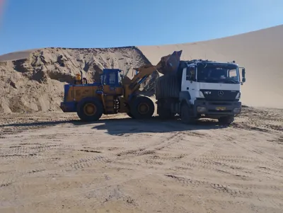 بار کردن ماسه 