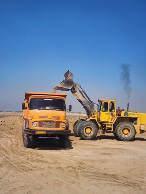 بار کردن نخاله وخاک و مصالح ساختمانی