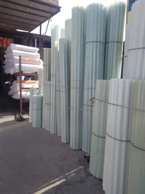 شیروانی فایبر گلاس در تهران ایرانیت روشنایی فایبر گلاس کرکره از ۱ متر عرض تا ۳ متر ..طول تا ۲۴ متر.