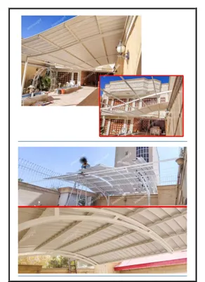 سایبان پارکینگ ماشین