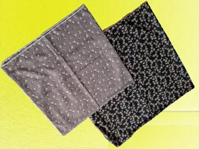 روسری نخی دور دست دوز