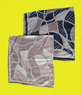 روسری نخی دور دست دوز