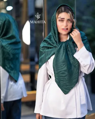 روسری ژاکارد ابریشم ماهیتا