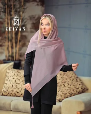 روسری ژیوان مهره چوبی