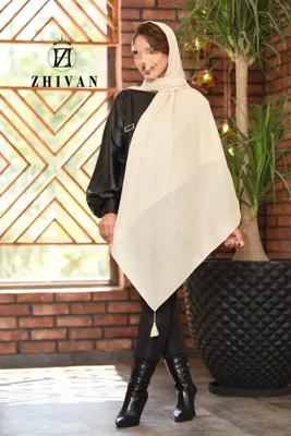 روسری ژیوان مهره چوبی