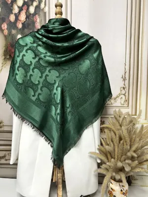 روسری ژاکارد لمه دورو