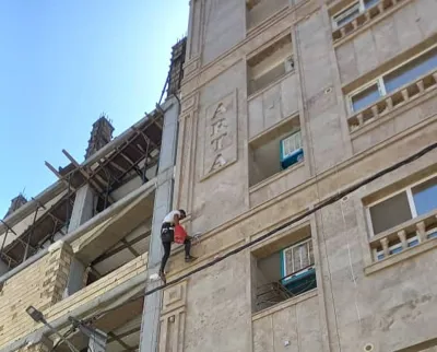 کار در ارتفاع با نردبان غرب تهران