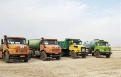 ابرسانی با کامیون