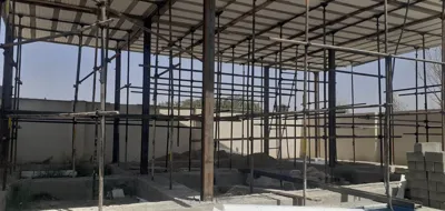 نصب داربست زیر سقف 