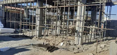 نصب داربست زیر بتن 