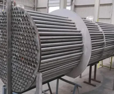 مرحله جوشکاری مبدل حرارتی