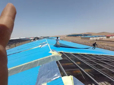 نصب سقف شیب دار در شرق تهران 