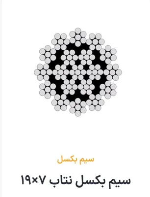 سیم بکسل نتاب 7×19