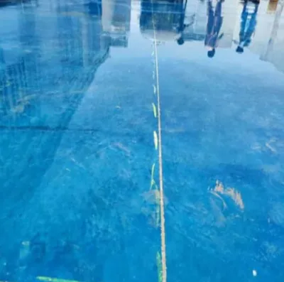 بتن ریزی با ماله پروانه در سمنان