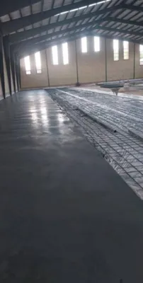 بتن ریزی با ماله پروانه در سمنان