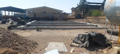 بتن ریزی با ماله پروانه در سمنان