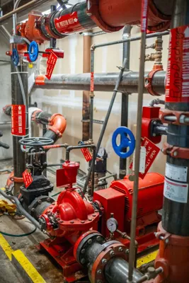 نصب پمپ آتش نشانی در شیراز 