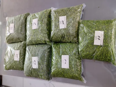 سبزی های خورد شده