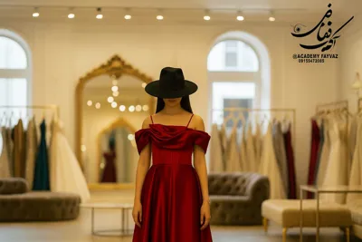 آموزش خیاطی لباس مجلسی بدون پرو