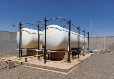 شارژ مخزن گاز در خاوران 