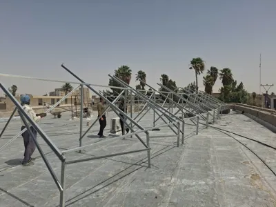 نصب پنل خورشیدی در بیرجند