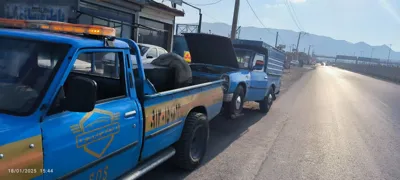 یدک کش خودرو تصادفی